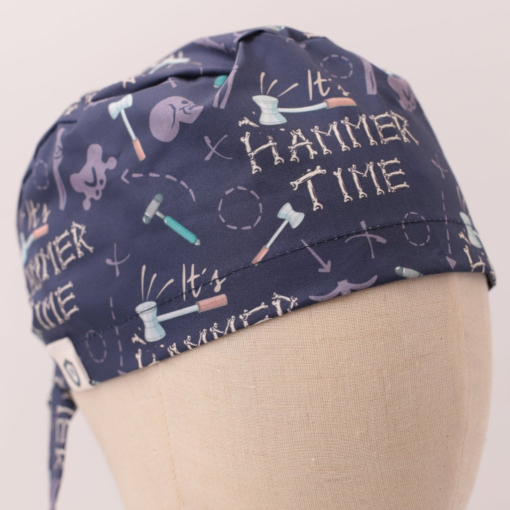 It's Hammer Time Bones Scrub Cap