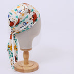 Lion King Timone And Pumba scrub cap, side view on mannequin