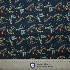 The Looney Tunes Scrub Cap by Medicus Scrub Caps features Bugs Bunny, Tasmanian Devil, and Marvin the Martian on a dark space-themed background, ensuring comfort and style.