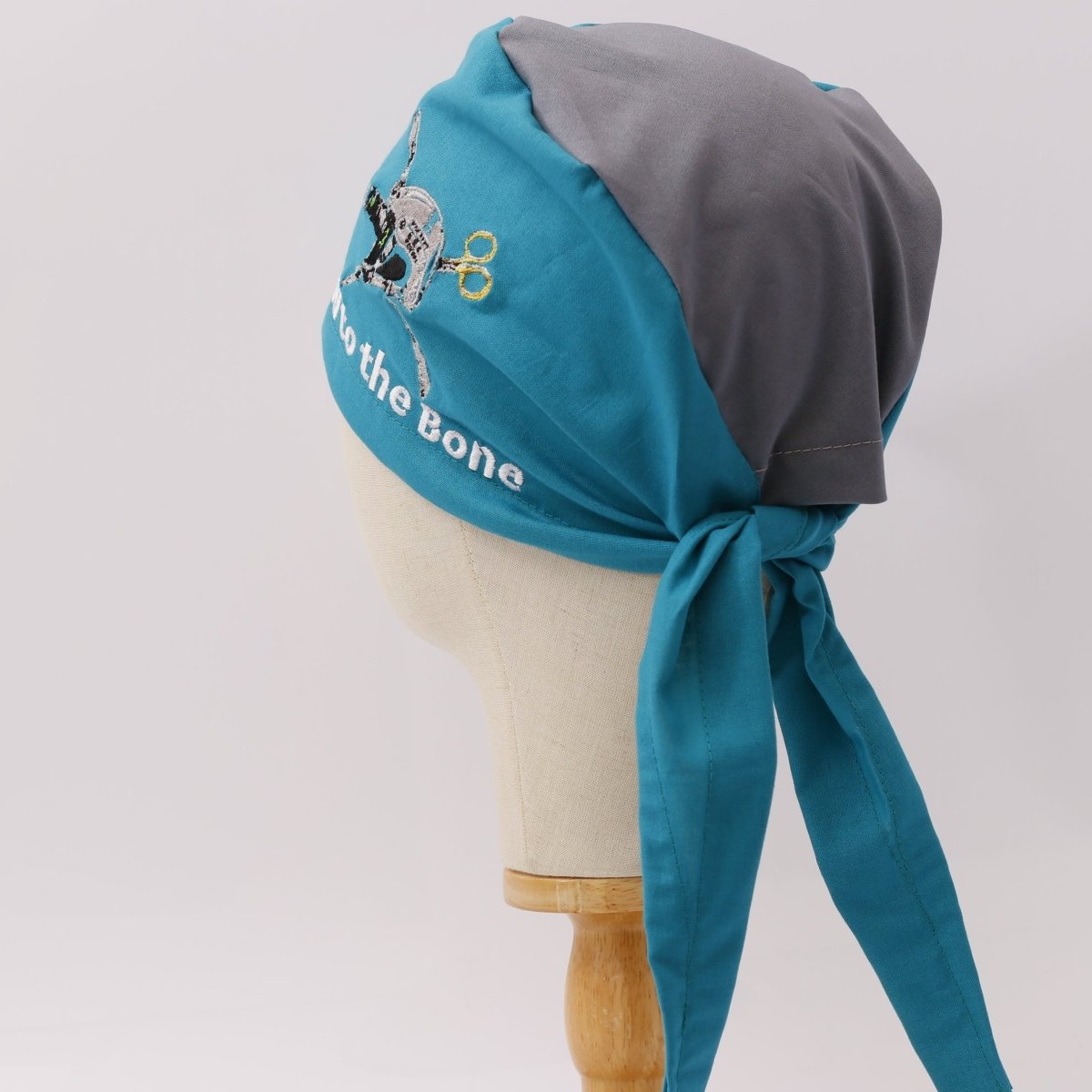 Gorro quirúrgico "The Mullet" | Mezcla personalizada de telas lisas y estampadas