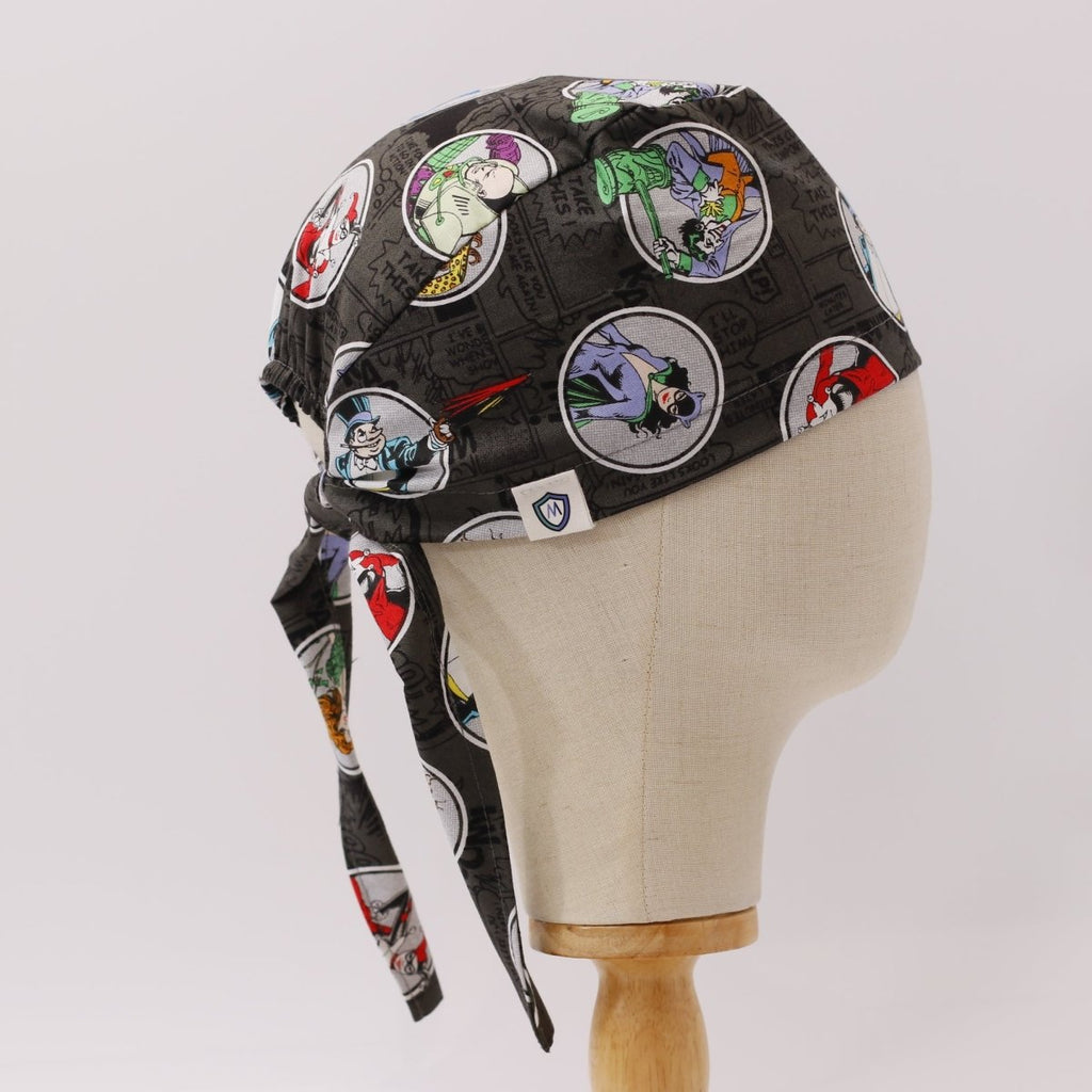 DC Comic Villains Circles Scrub Cap