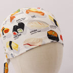 Food Sushi Menu scrub cap