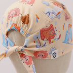 Human Body Lower GI Intestines Poo Beige scrub cap