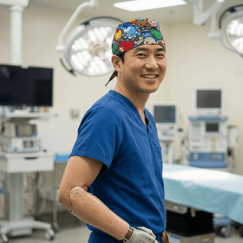 Marvel Avengers Cartoon Fighting Brawl Scrub Cap