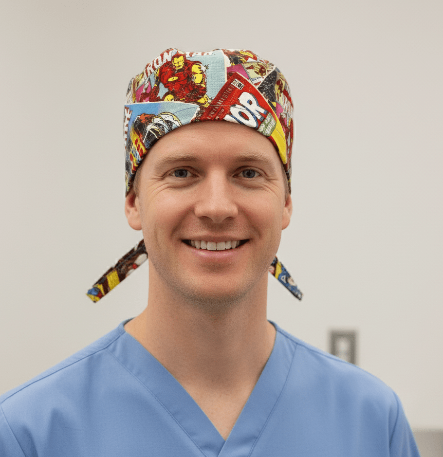 Marvel Comic Book Covers Vintage Hulk Iron Man Spiderman Scrub Cap