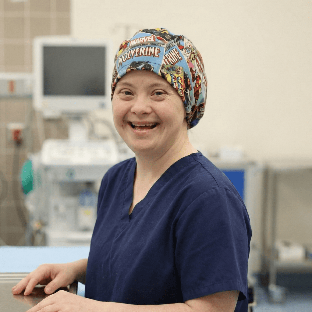 Marvel Comics Spiderman Thor Wolverine Scrub Cap scrub cap detail view 2