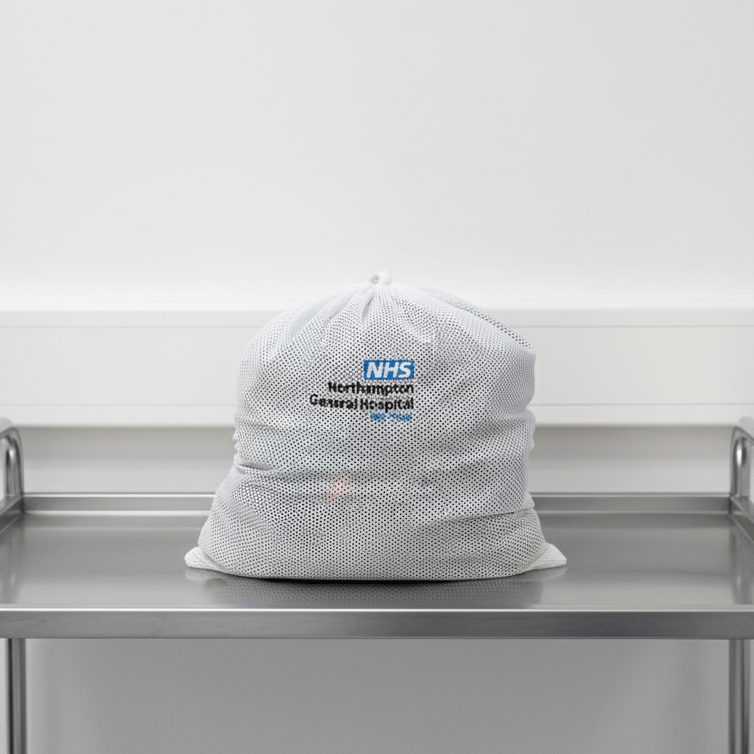 Bolsa de lavado para gorro quirúrgico