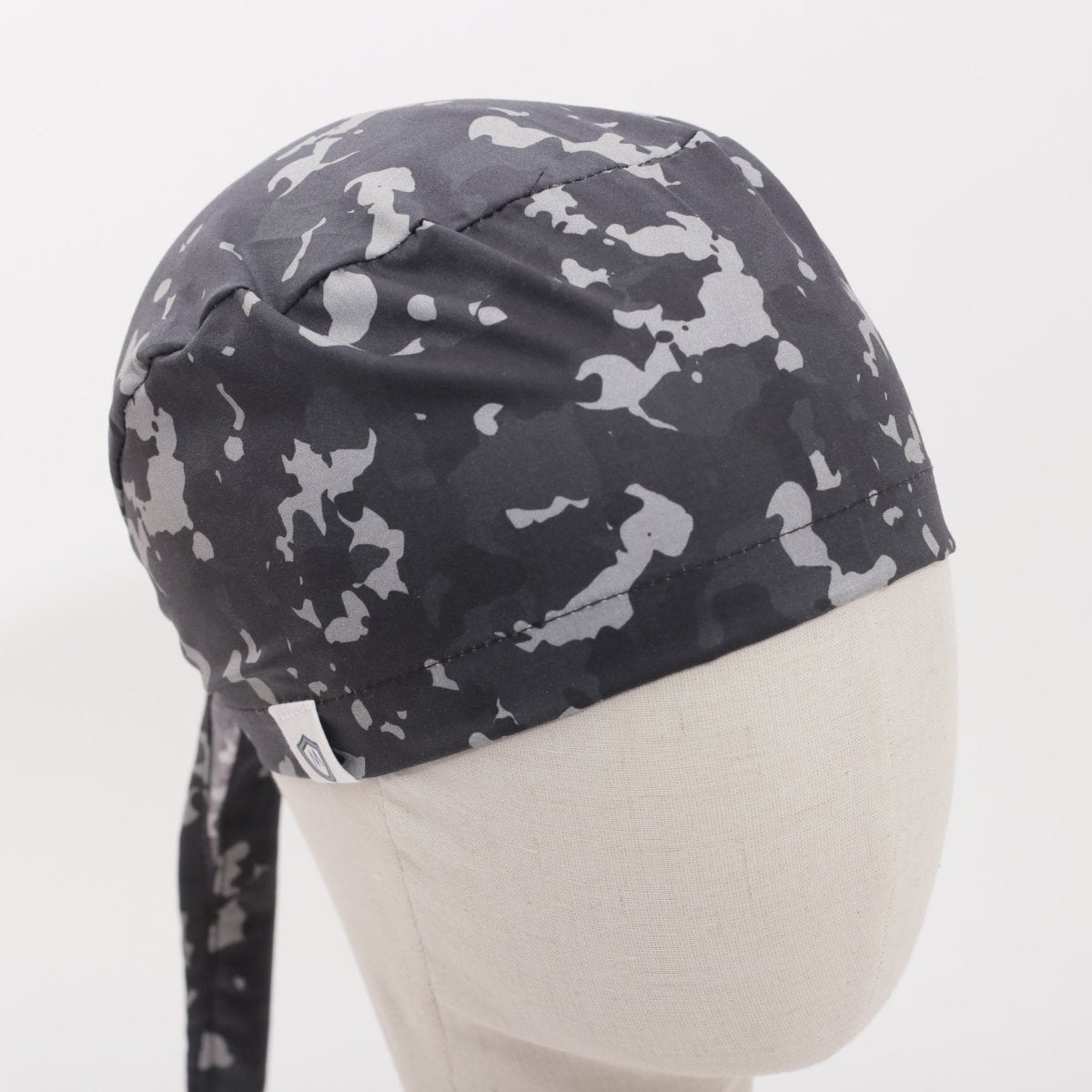 Military Camouflage Black Scrub Cap
