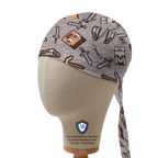 Minecraft Tools + Heads Toss scrub cap in Captain fitted style