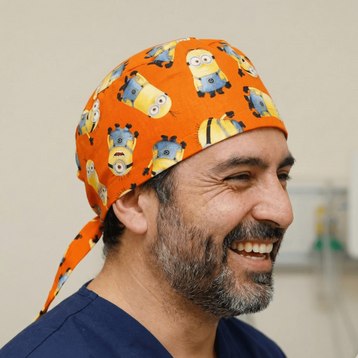Minions Orange Scrub Cap