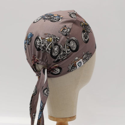 Gorro quirúrgico vintage de motocicleta de los años 50