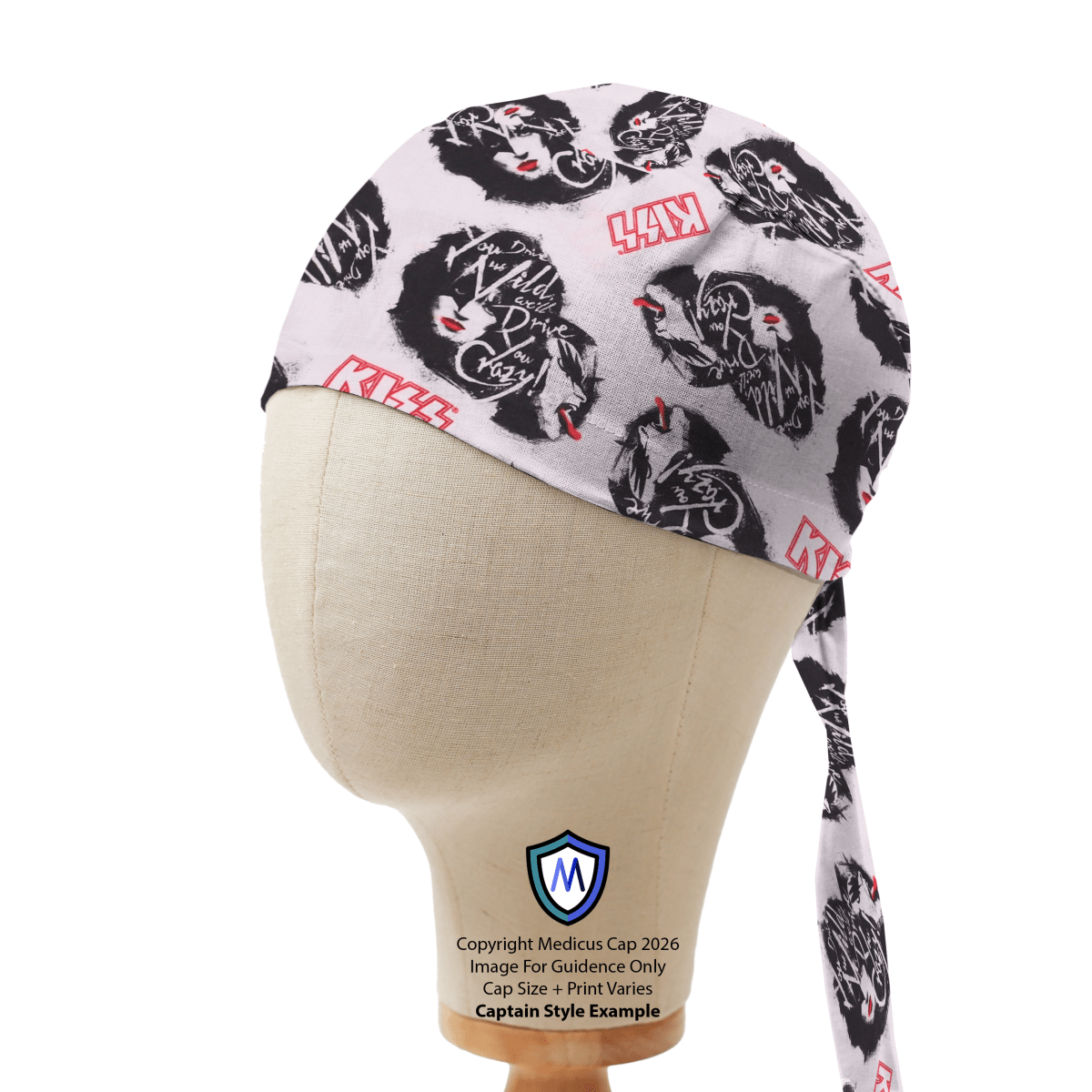 Gorro quirúrgico para instrumentos musicales