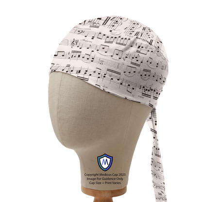 Gorro quirúrgico para instrumentos musicales