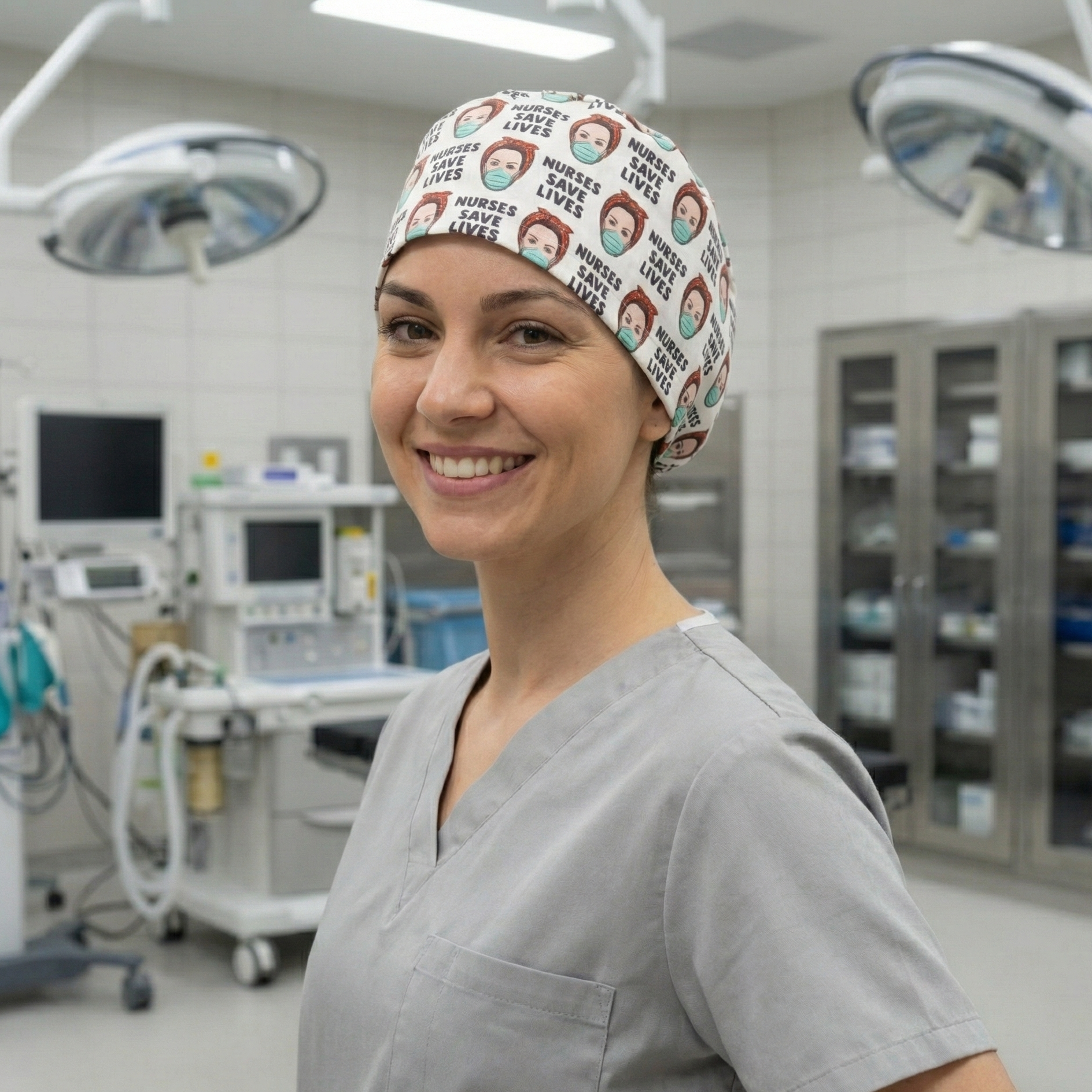 Gorro quirúrgico de Nurses Save Lives