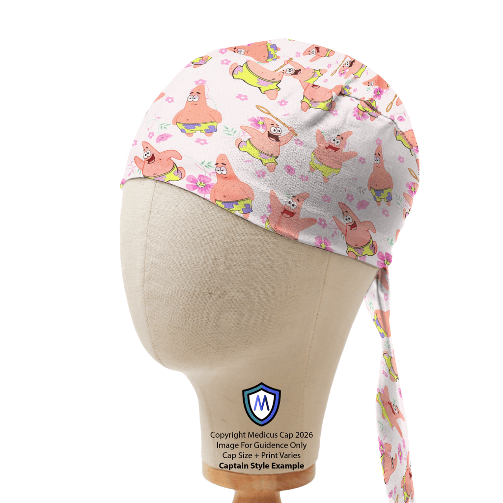 Gorro quirúrgico de Bob Esponja y sus amigos