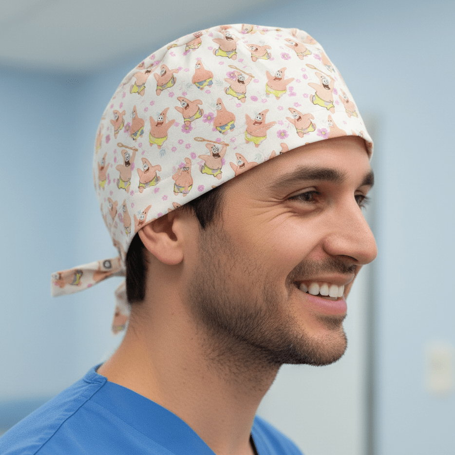 Gorro quirúrgico de Bob Esponja y sus amigos
