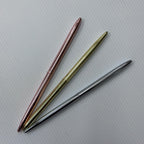 Metal Chrome Plated Pens scrub cap shown on mannequin head