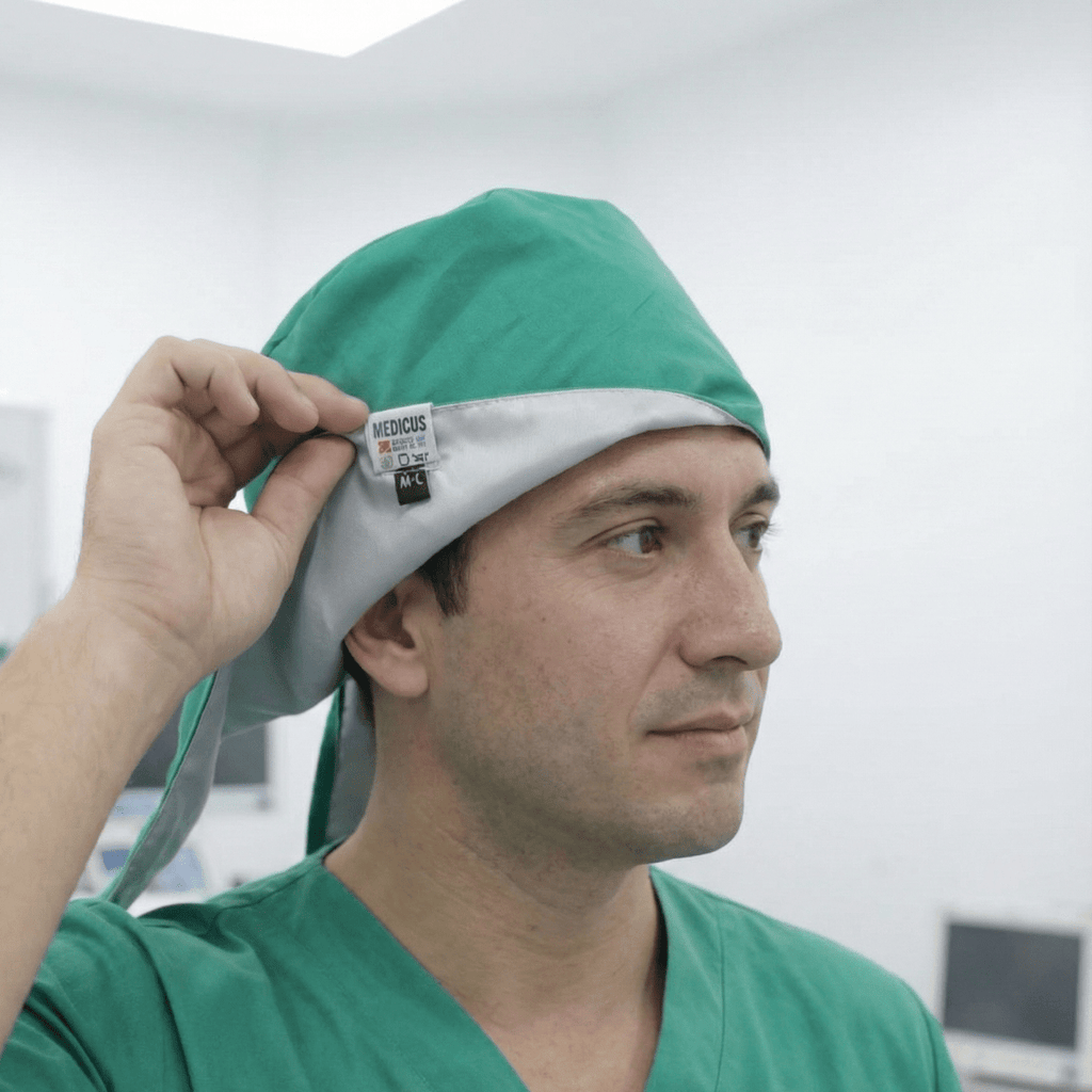 Plain Satin Lined Scrub Caps | 30+ Colours