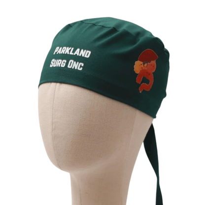Plain Scrub Cap With Vinyl Transfer