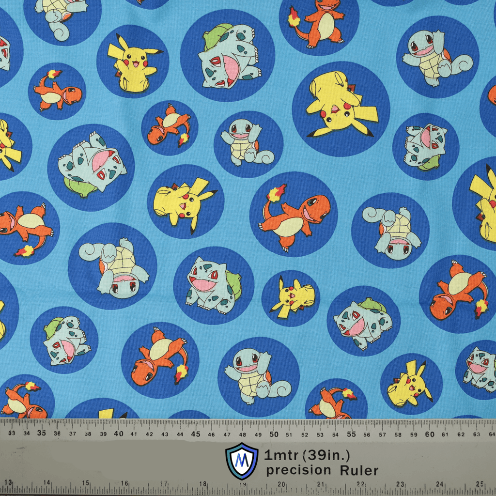 Pokemon Blue Circles Scrub Cap