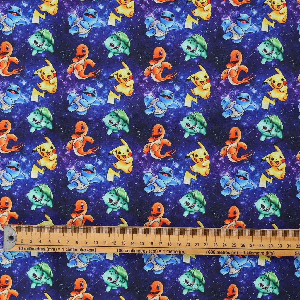 Pokemon In Space Blue Scrub Cap