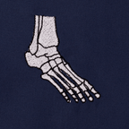 Embroidery - Skeleton Foot - Scrub Cap