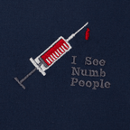 Embroidery - I See Numb People - Scrub Cap