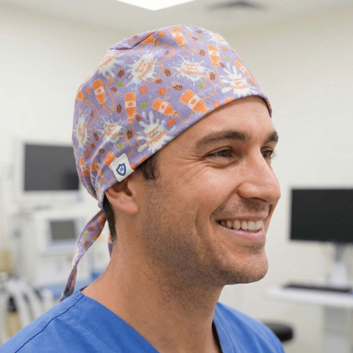 Gorro exfoliante con propofol y especias de calabaza