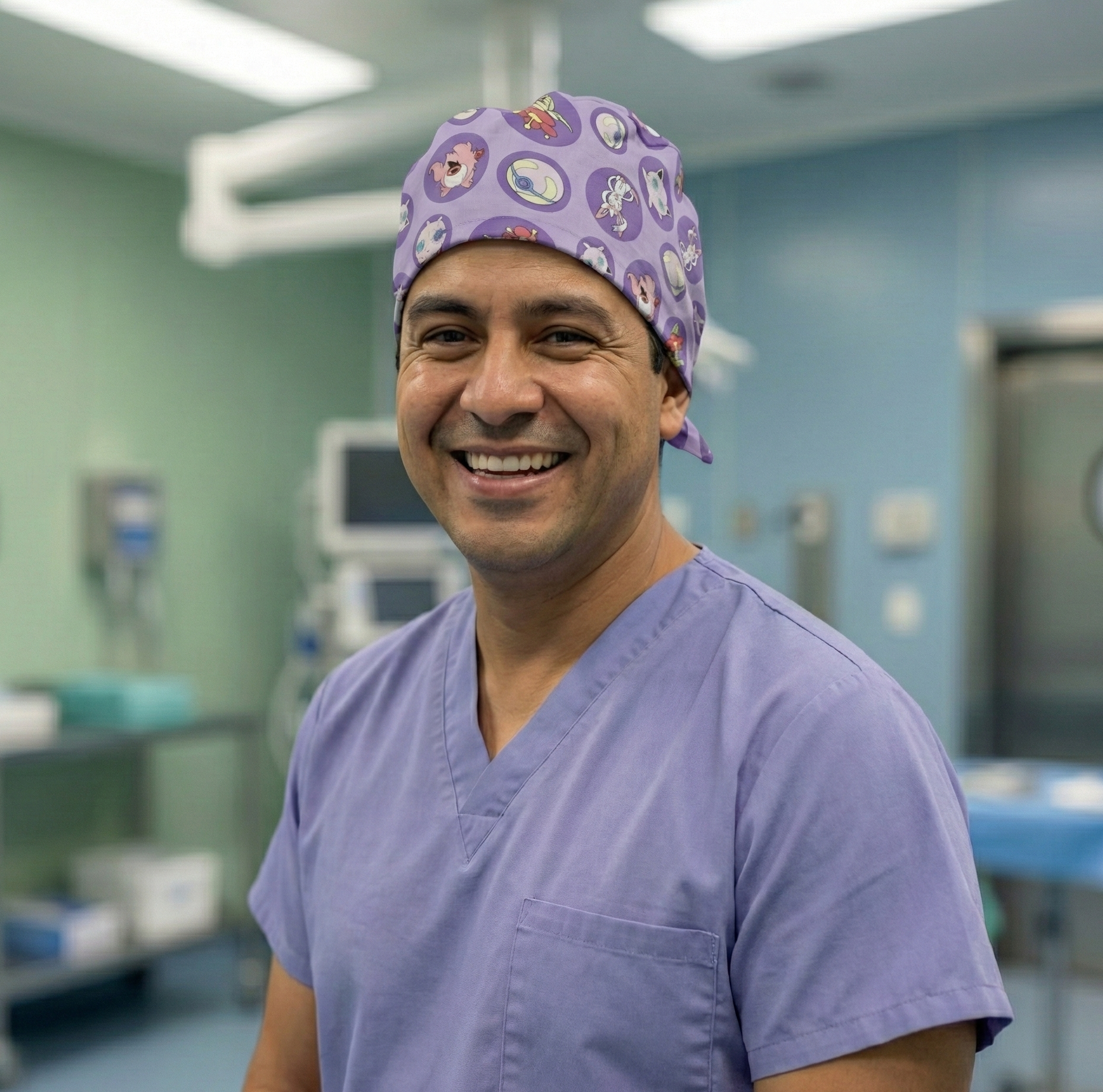 Purple Pokemon Go Scrub Cap