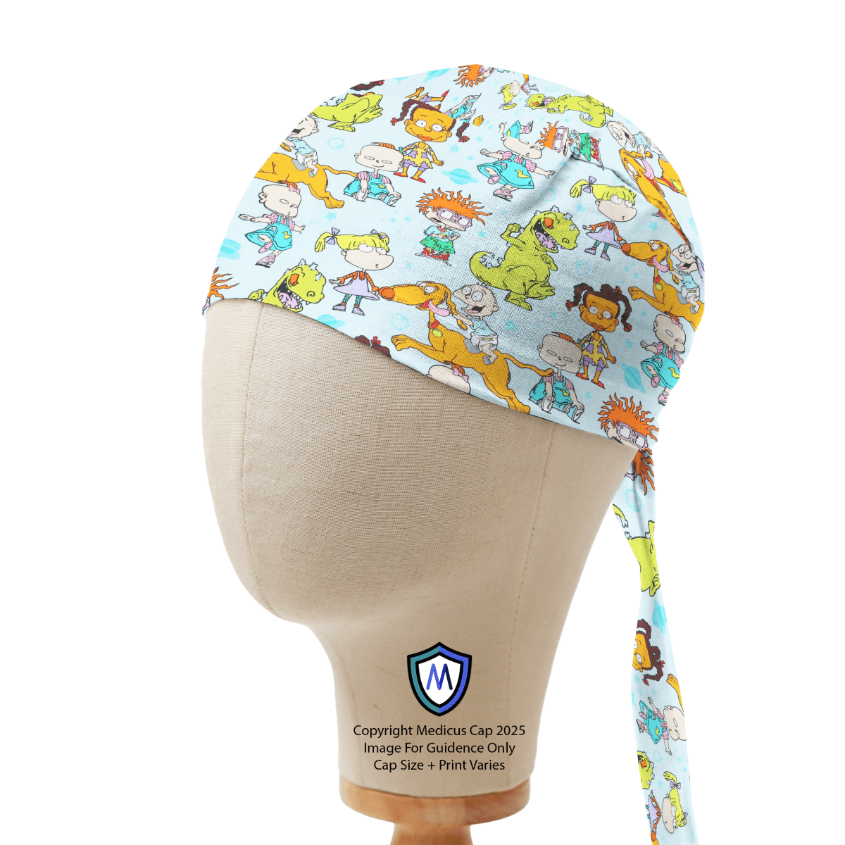 TV Cartoon Rugrats Run Around Scrub Cap