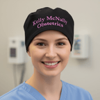 Custom Surgical Cap With Name And Role scrub cap