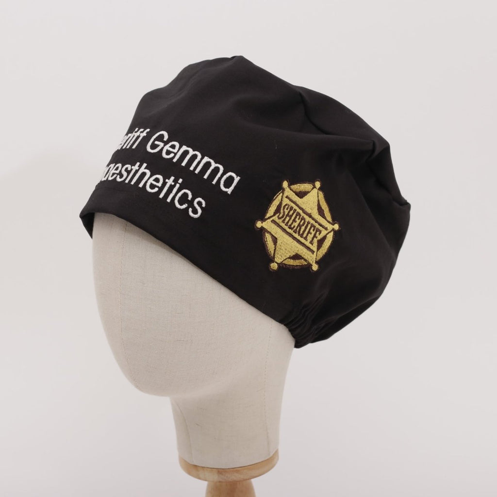 Embroidery - The Sheriff Scrub Cap