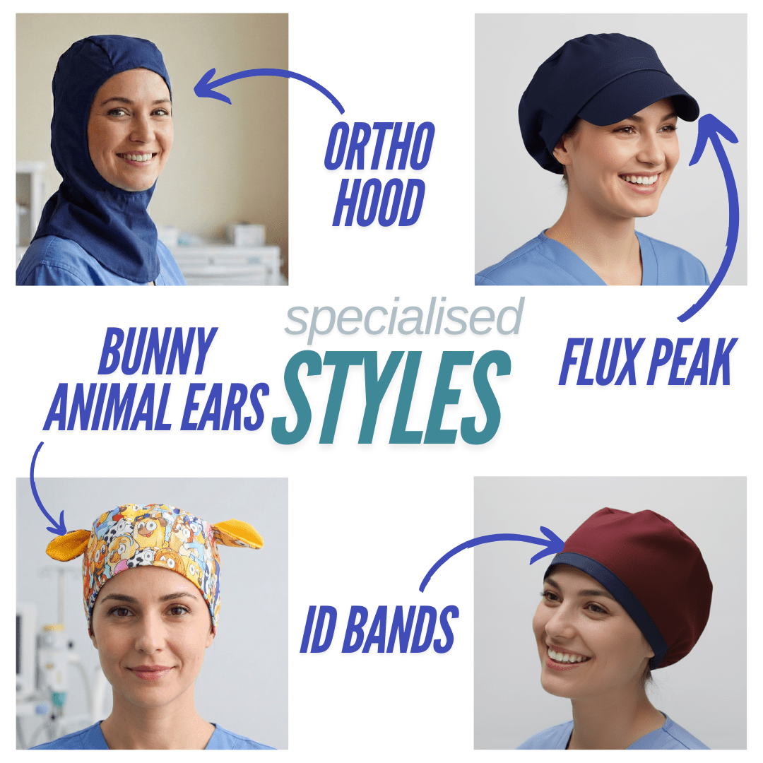 Faded Wonder Woman Diamonds Scrub Cap