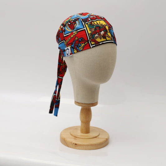 Spiderman Marvel Comic Book Style Scrub Cap