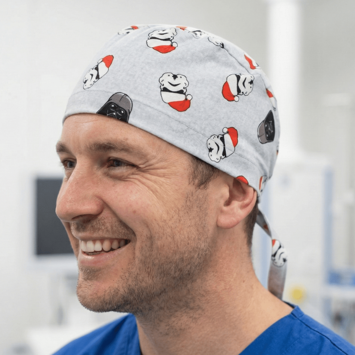 Star Wars Christmas Darth Vader Scrub Cap