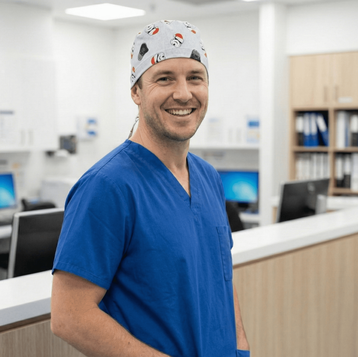 Star Wars Christmas Darth Vader Scrub Cap