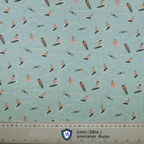 Anime Japanese Surfer Waves Scrub Cap from Medicus Scrub Caps, featuring a vibrant ocean wave design with surfers riding the waves.