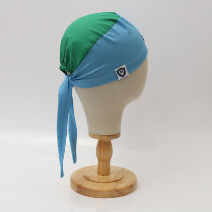 Gorro quirúrgico "The Mullet" | Mezcla personalizada de telas lisas y estampadas