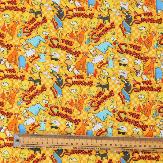 TV Cartoon The Simpsons Family Head Mashup Scrub Cap