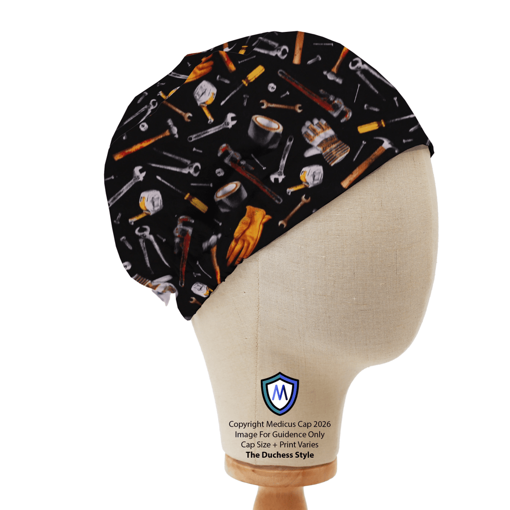 Caja de herramientas Sierra Martillo Gorro de quirófano grande