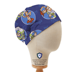 Disney Pixar Toy Story Buzz Woody Circles scrub cap pattern shown flat