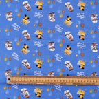 Disney Pixar UP Movie scrub cap fabric pattern close-up