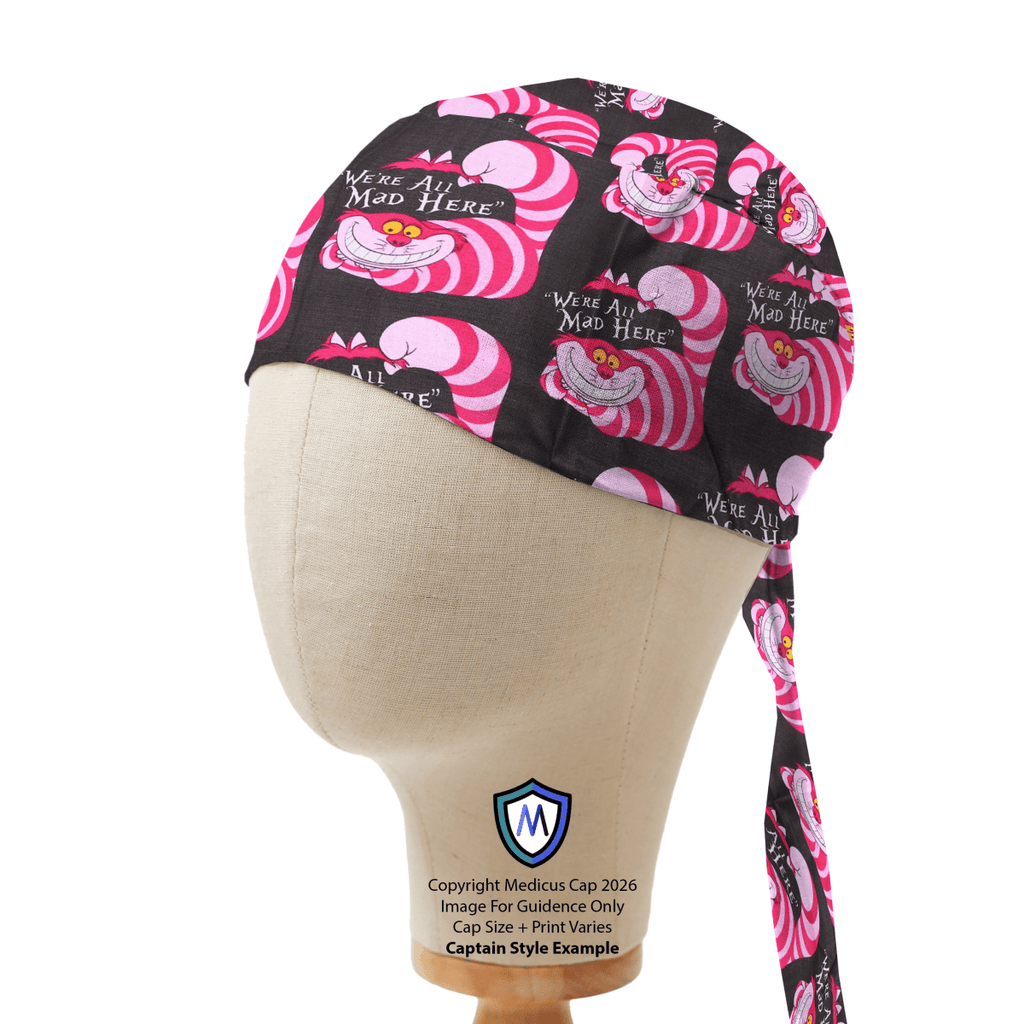 Gorro quirúrgico con diseño de gato de Disney Marie