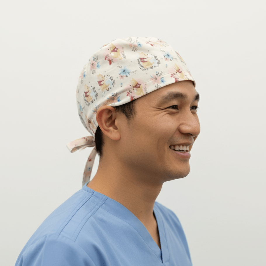 Winnie The Pooh + Piglet Scrub Cap