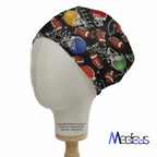 American Football scrub cap shown on mannequin head