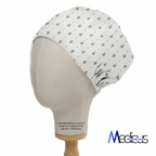 Anchors On Ivory scrub cap shown on mannequin head