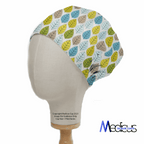 Autumn Leaves #1 scrub cap shown on mannequin head