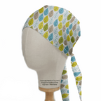 Autumn Leaves #1 scrub cap shown on mannequin head