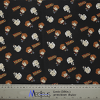 Back To The Future Kawaii scrub cap fabric texture close-up