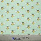 Bees On Teal scrub cap